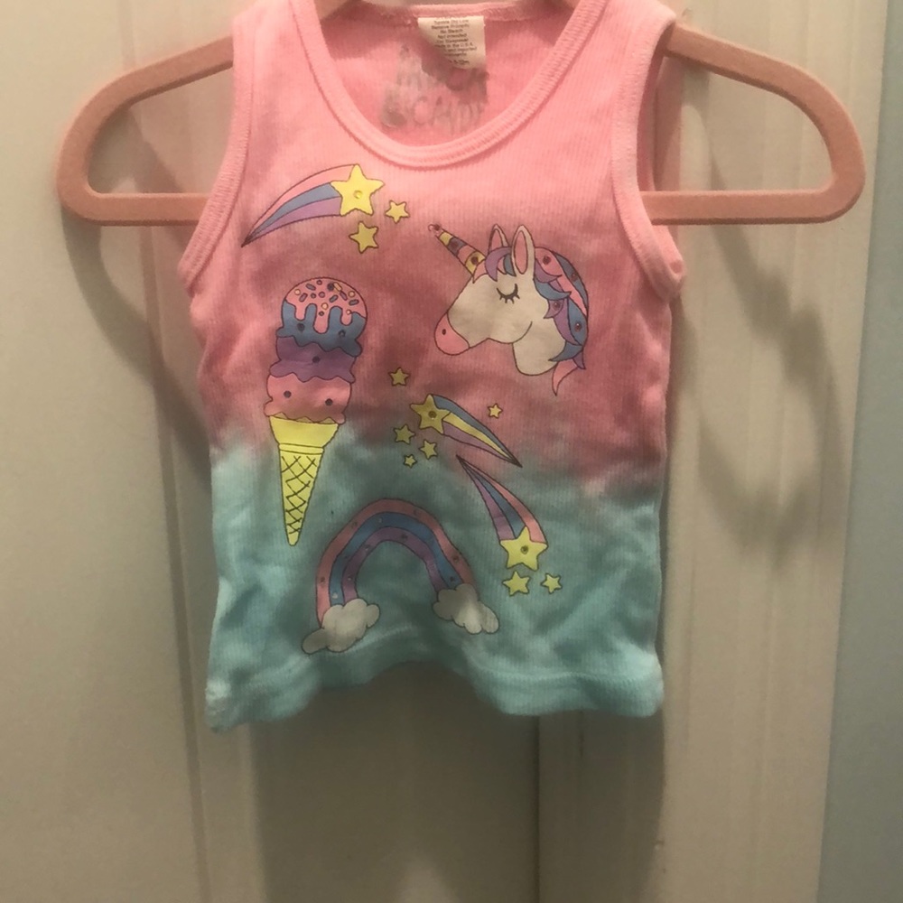 Rock Candy 6-12m girls tie dyed tank top